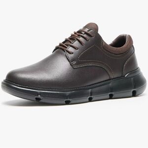 Men's Orthopedic Dress Walking Shoes:Waterproof Flat Feet Arch Support Size 9